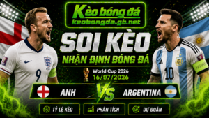 Đội hình dự kiến trước trận Anh và Argentina
